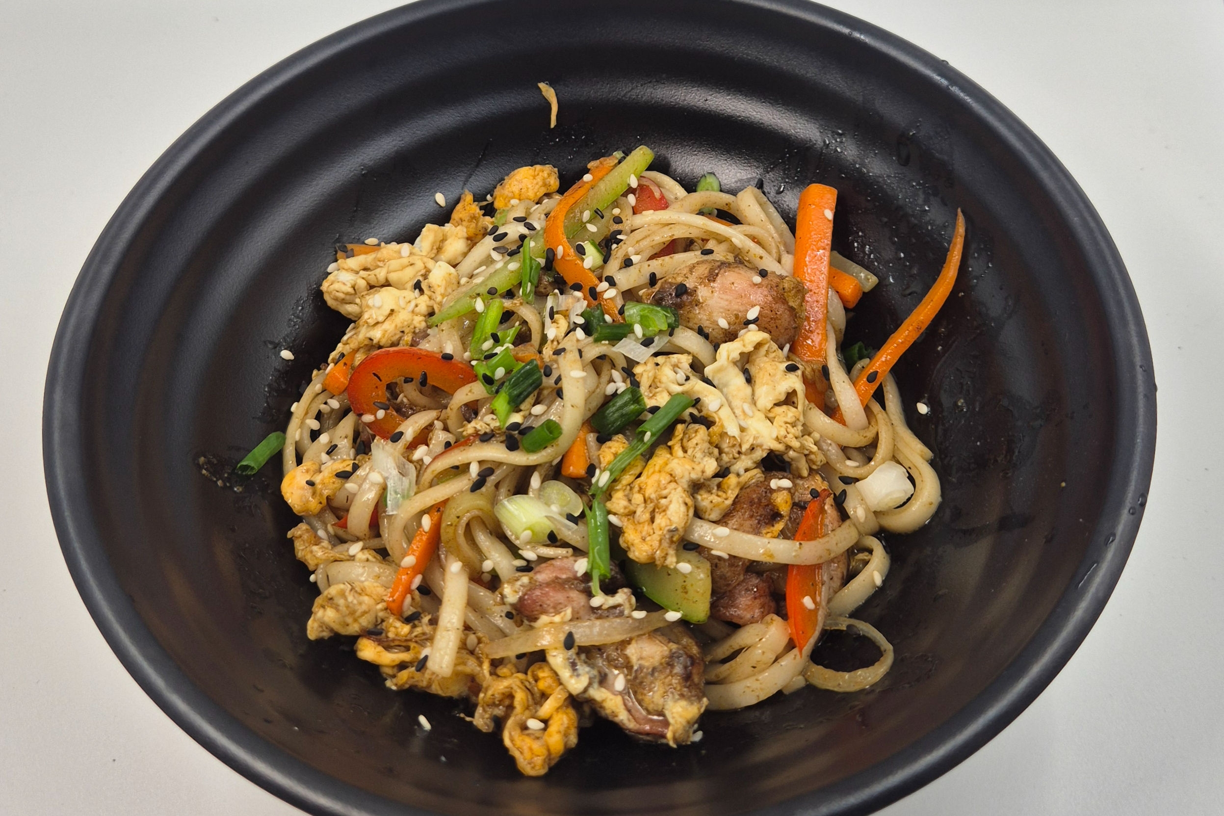 Удон с курицей 