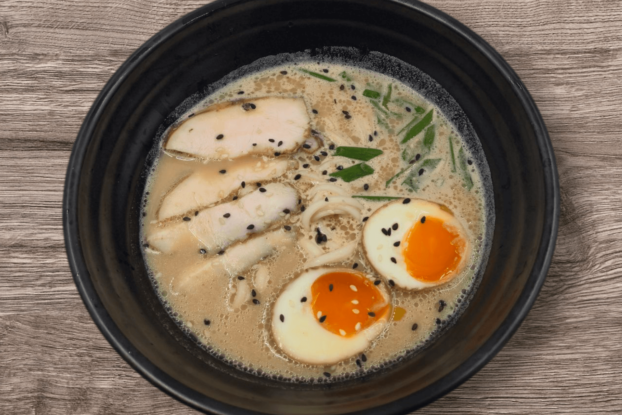 Сливочный мисо суп